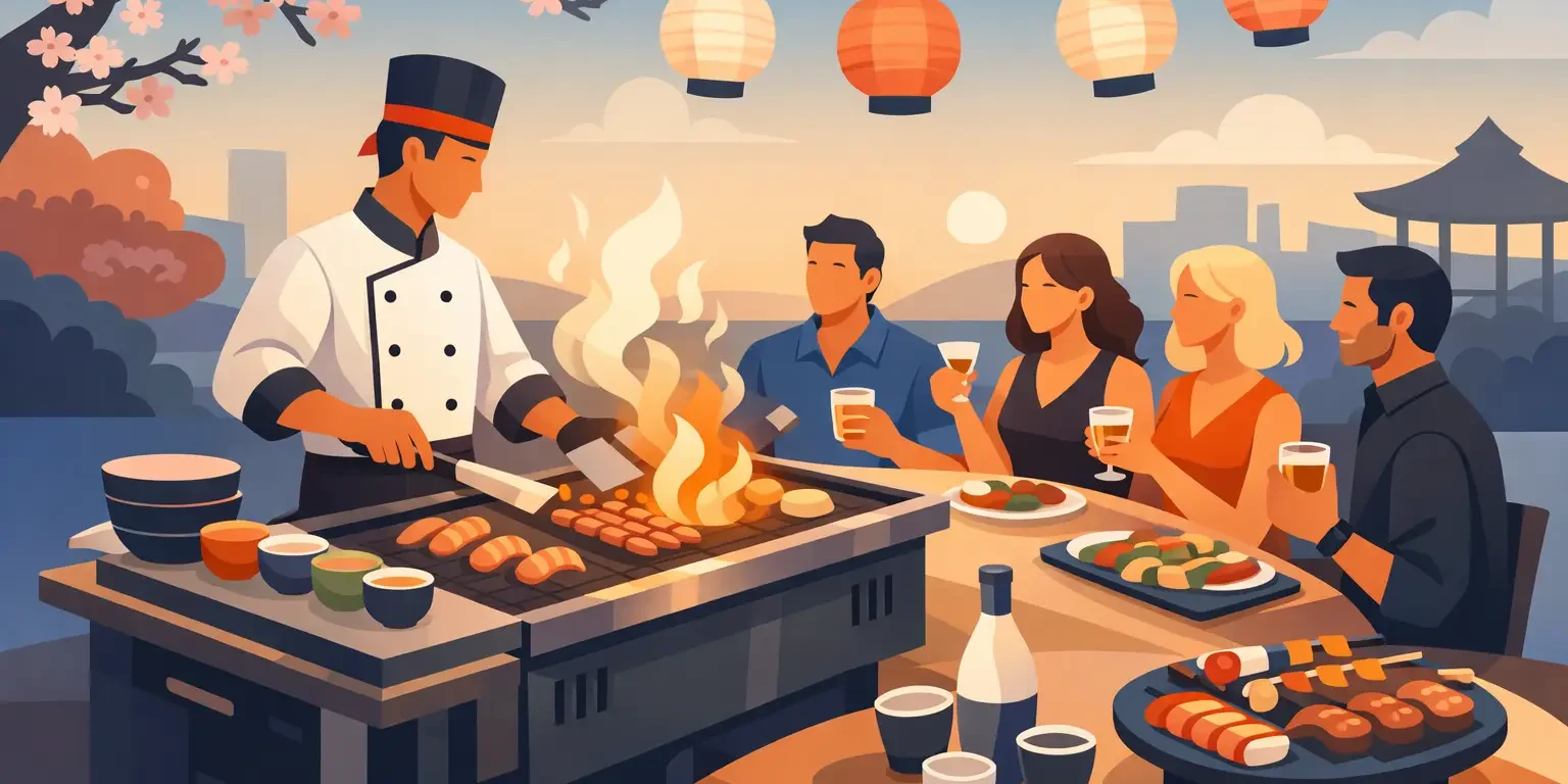 Hibachi Catering for Adults Party Ideas