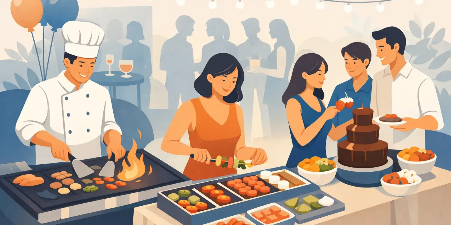 Interactive Catering for Parties That Delivers