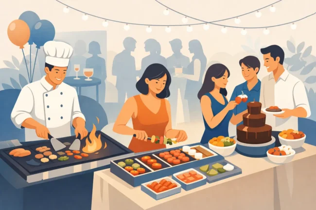 Interactive Catering for Parties That Delivers