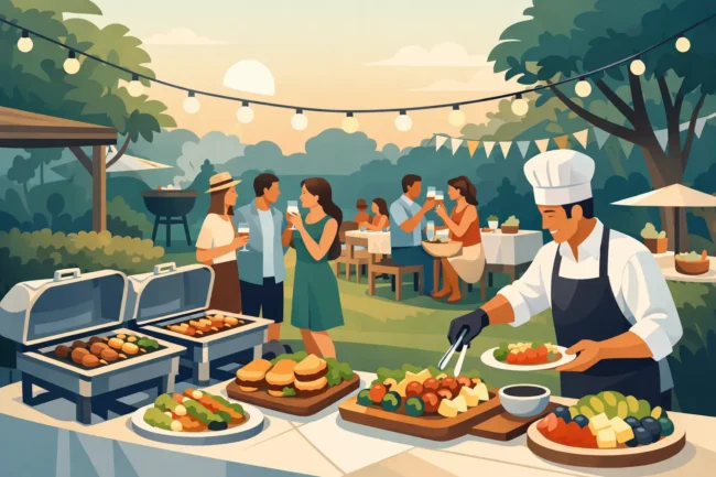 Best Backyard Party Catering for Easy Hosting