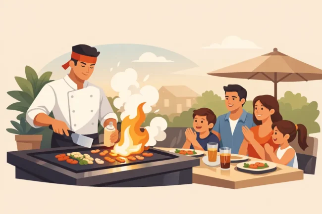 Hibachi Catering for Families Made Easy