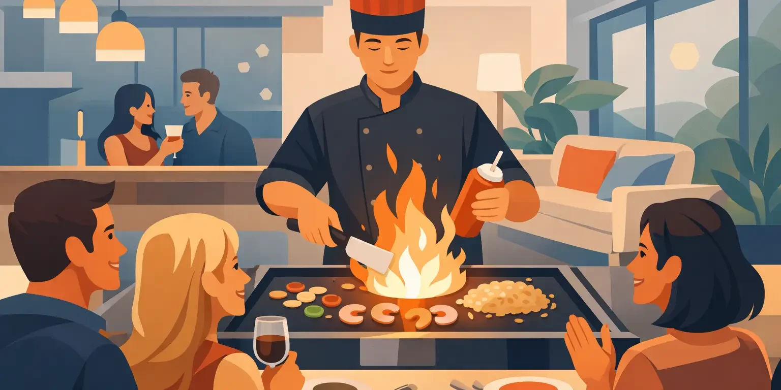 How Private Hibachi Works for Home Parties