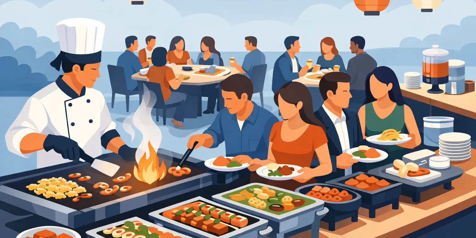Large Group Hibachi Buffet for Easy Parties
