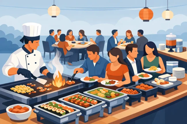 Large Group Hibachi Buffet for Easy Parties