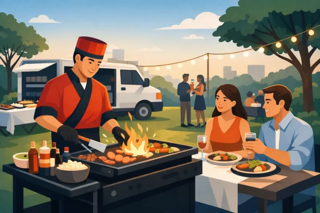 Mobile Hibachi Catering for Easy Parties