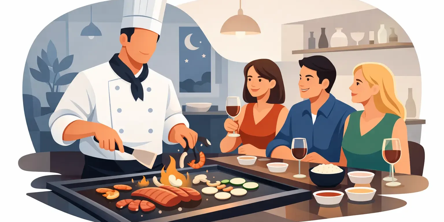 Teppanyaki Chef for Home Parties