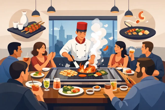 Hibachi Party for Large Groups Made Easy