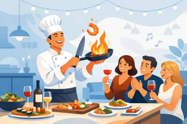 Fun Chef Entertainment for Home Gatherings