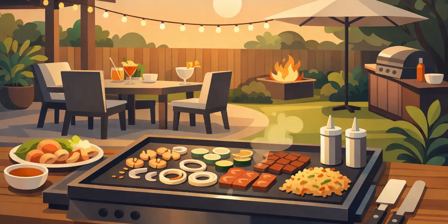 Hibachi Setup for Backyard Parties Made Easy