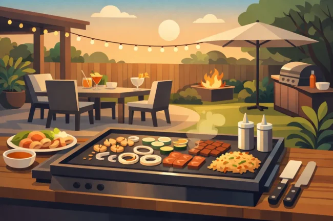 Hibachi Setup for Backyard Parties Made Easy