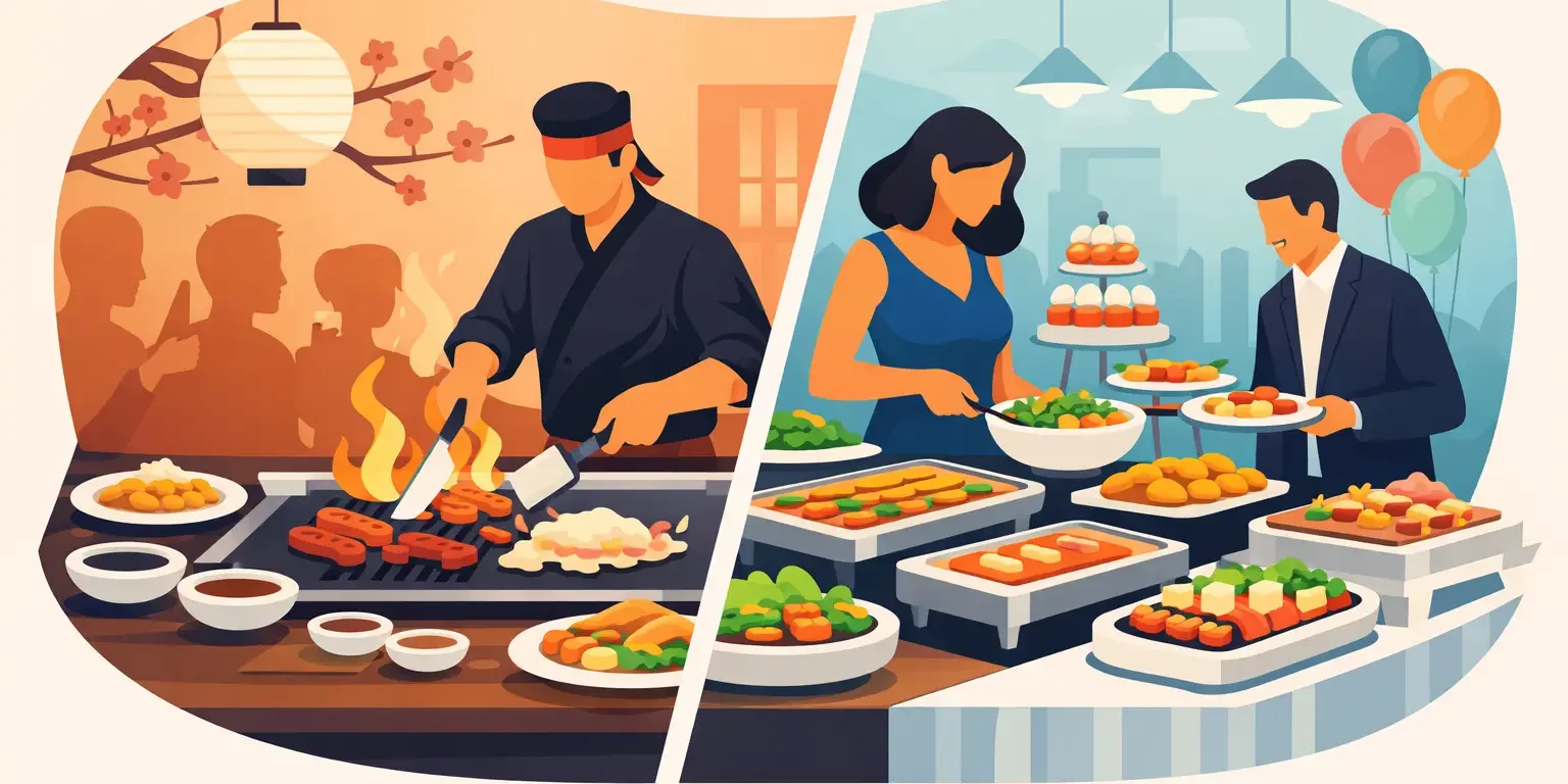 Hibachi Versus Buffet: Which Party Style Wins? Hibachi Versus Buffet: Which Party Style Wins?