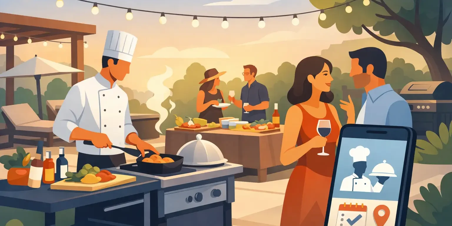 Mobile Chef Booking Guide for Backyard Parties Mobile Chef Booking Guide for Backyard Parties