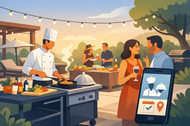 Mobile Chef Booking Guide for Backyard Parties