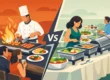 Teppanyaki Catering vs Buffet for Your Party