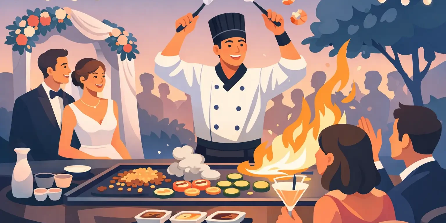 Wedding Hibachi That Keeps Guests Talking Wedding Hibachi That Keeps Guests Talking