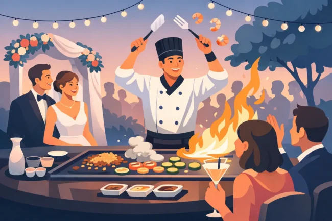 Wedding Hibachi That Keeps Guests Talking