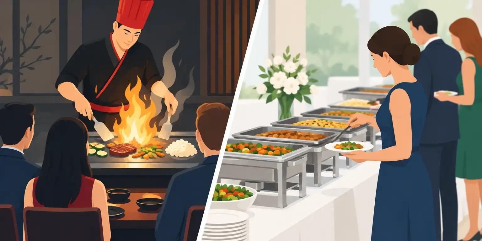 Hibachi Versus Traditional Catering for Parties Hibachi Versus Traditional Catering for Parties