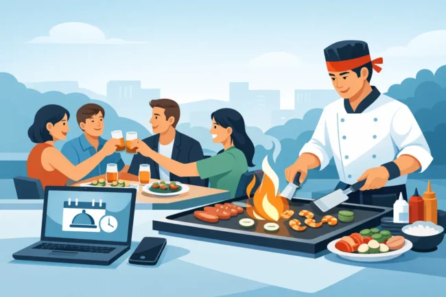 How to Book Weekday Catering for a Hibachi Party