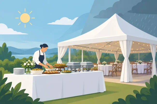 Weatherproof Event Catering Guide for Hosts